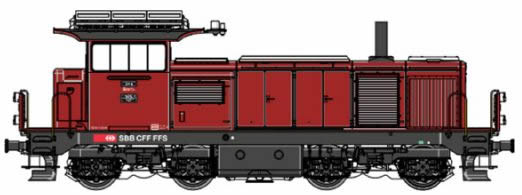 LS Models 17065 - Swiss Diesel Locomotive 18441 of the SBB